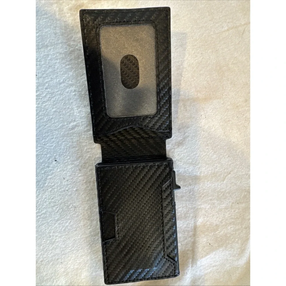 Mens Wallet Card Holder Slim Minimalist Wallet for Men Pop Up RFID Blocking